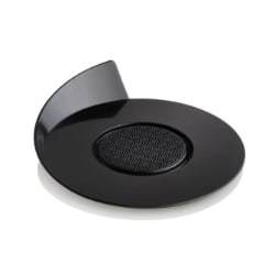 Black Round Single Serve Tray